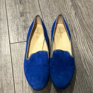 Cole Haan x Nike air royal Blue Suede Flats